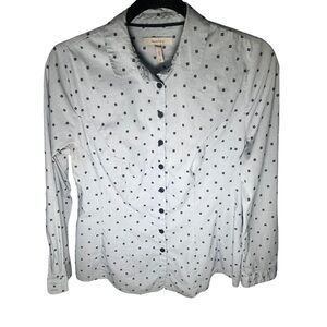 Pepperberry Button Down Floral Long Sleeve Top Size 12 Curvy